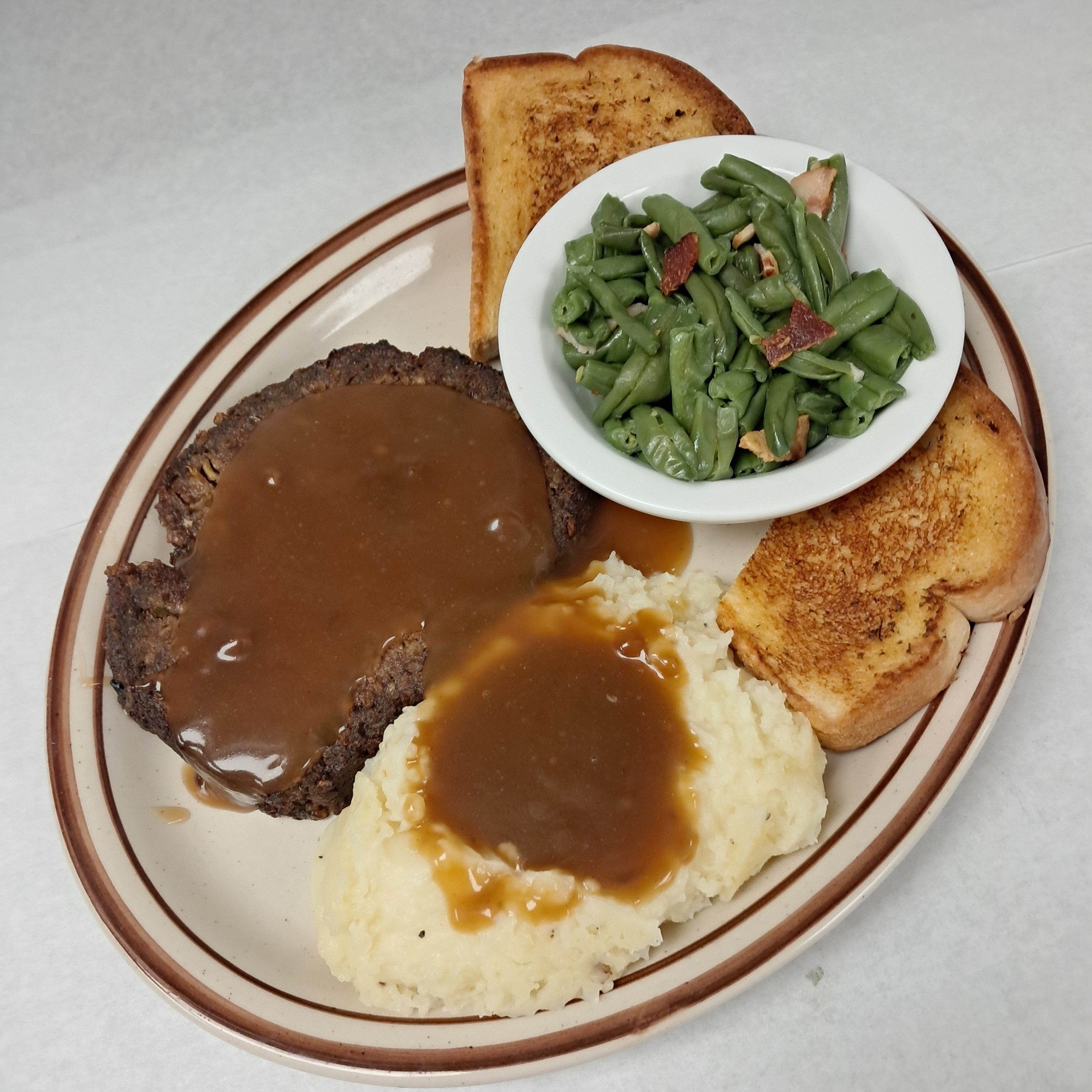 Meatloaf or Liver & Onions.