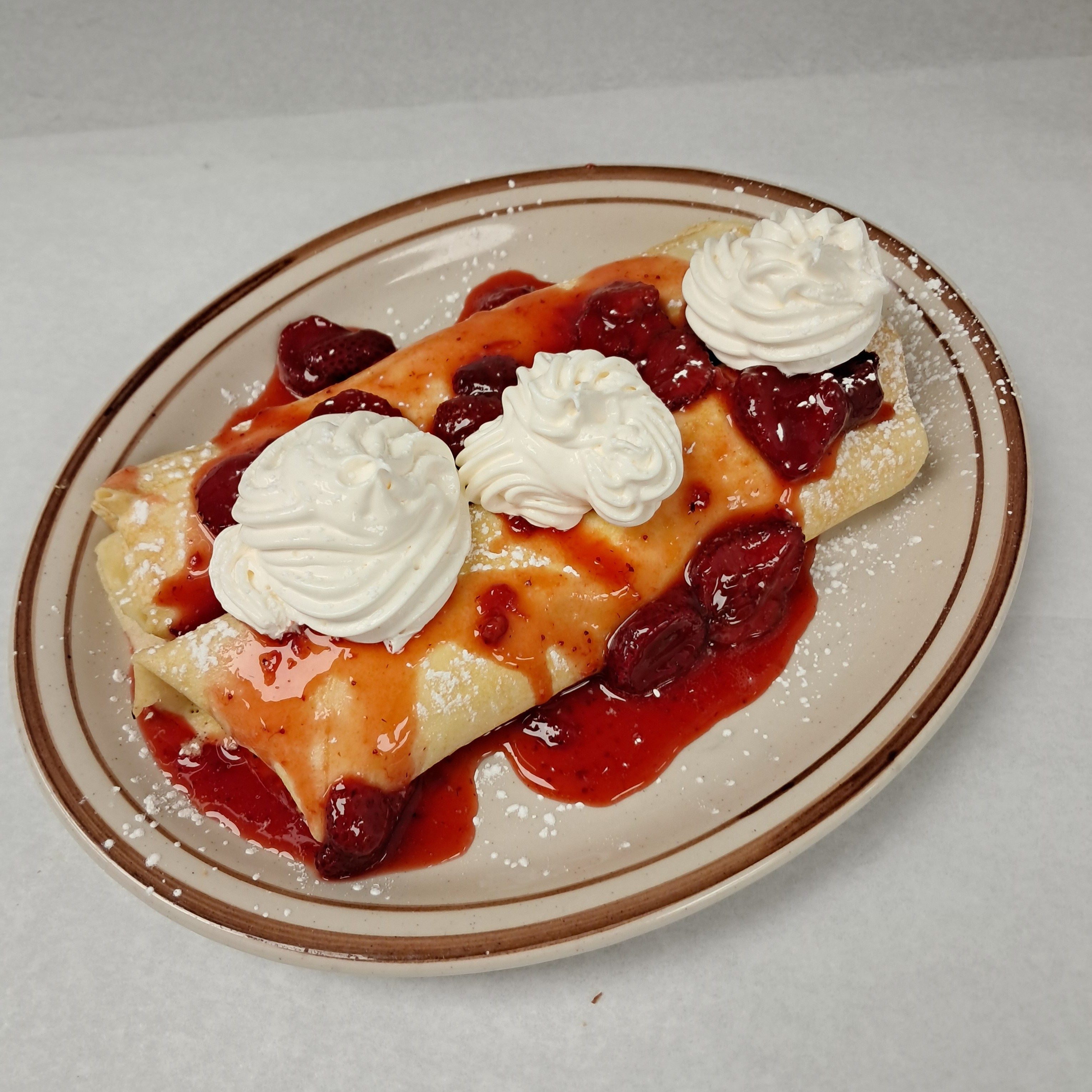 Cheese Blintzes.